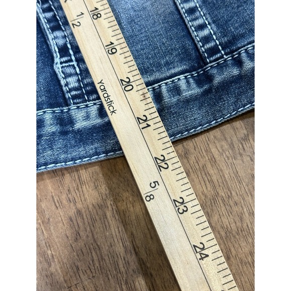 Grace In La Women's Embroidered Denim Jacket Size M Cowgirl Western - Picture 8 of 9